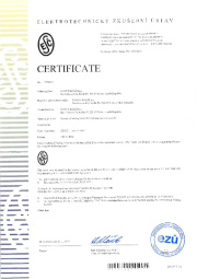 Certificate ESČ