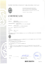 Certificate ESČ Certificate ESČ