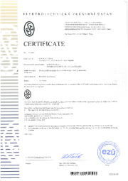 Certificate ESČ