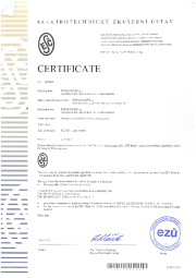 Certificate ESČ