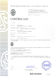 Certificate ESČ